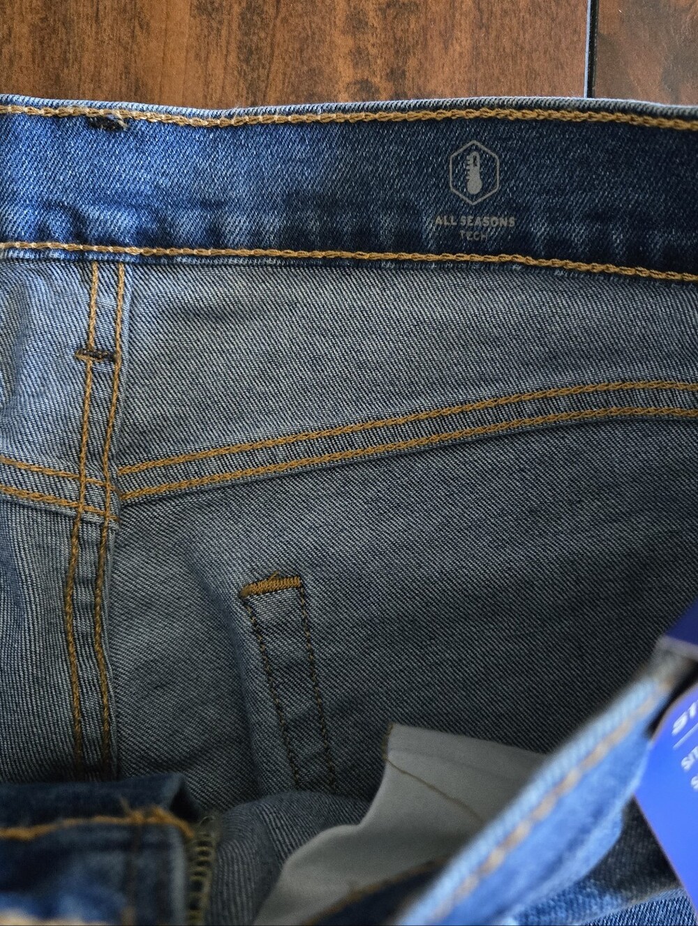 Levi's 511 Slim Fit Stretch Denim Jeans All Season Tech Blue Performance 32x34 - Picture 10 of 13